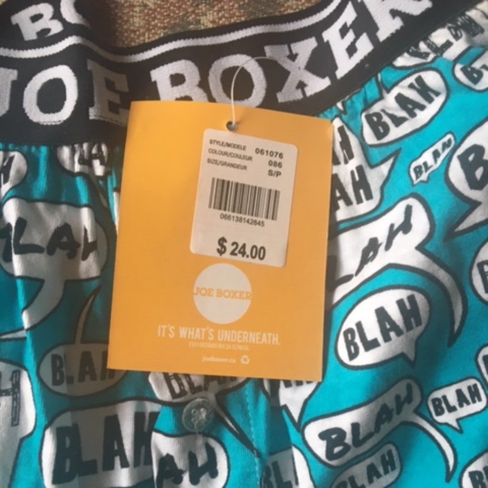 NWT Mens Joe Boxer Size Small